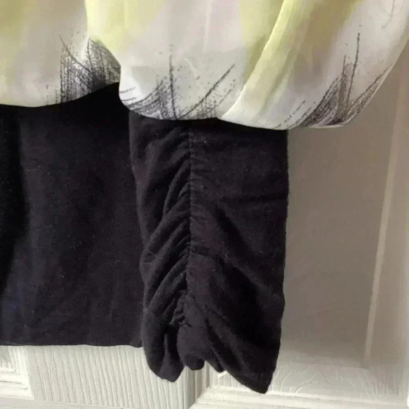 AB Studio womens short sleeve batwing pink multicolor striped blouse, size XL - Picture 8 of 11